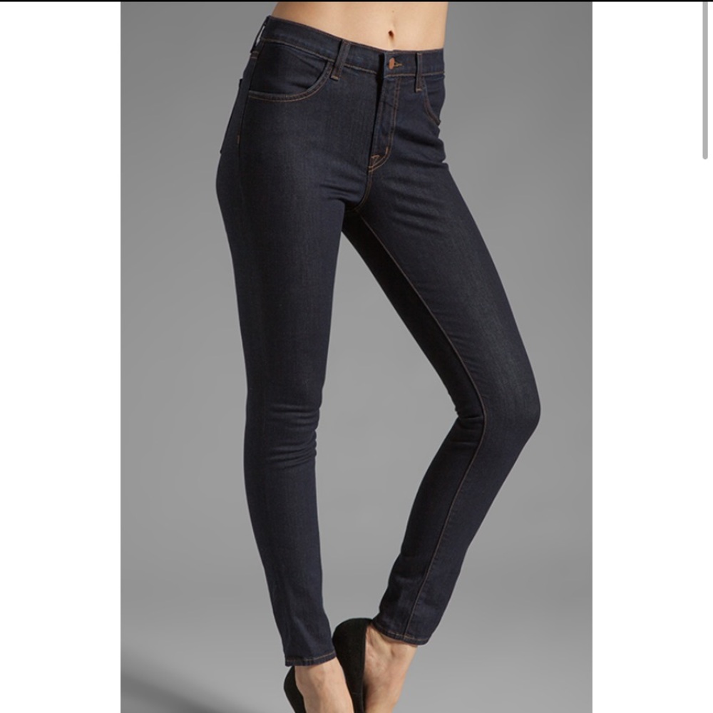 J BRAND high rise Skinny Jeans